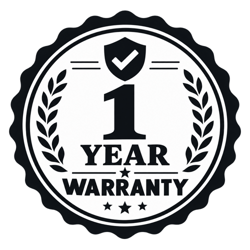 1 Year Warranty